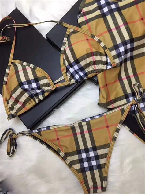 burberry woman bathing suit|Burberry bikini etsy.